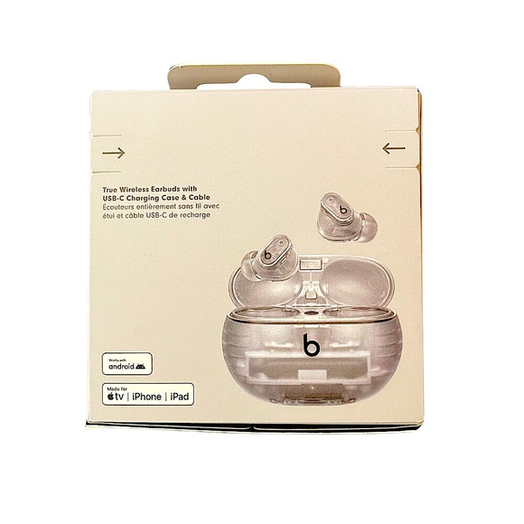 NEW Beats Studio Buds + | True Wireless Noise Cancelling Earbuds - Transparent - Picture 8 of 11